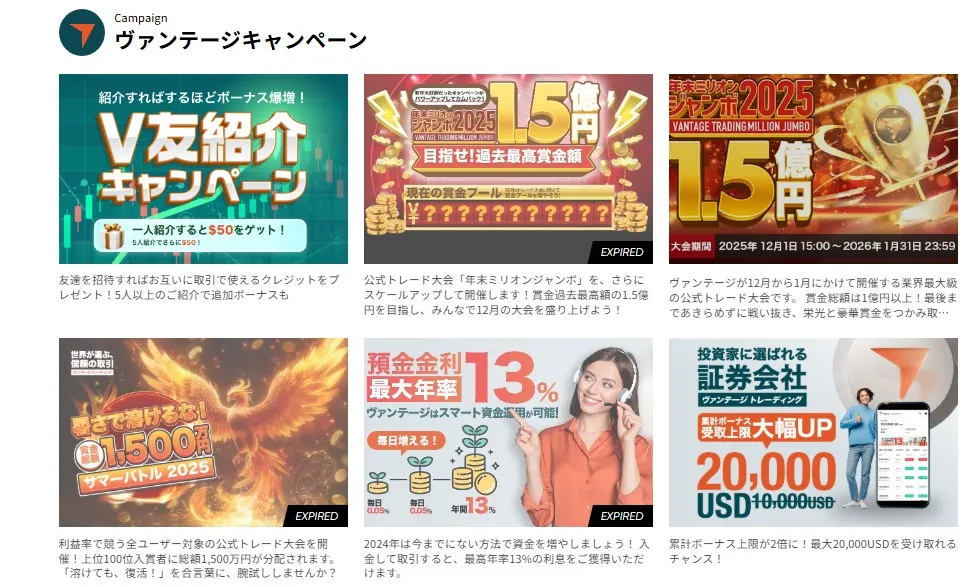 VantageTradingの特徴